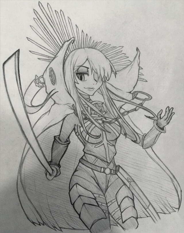 Avenger Nobunaga Sketch